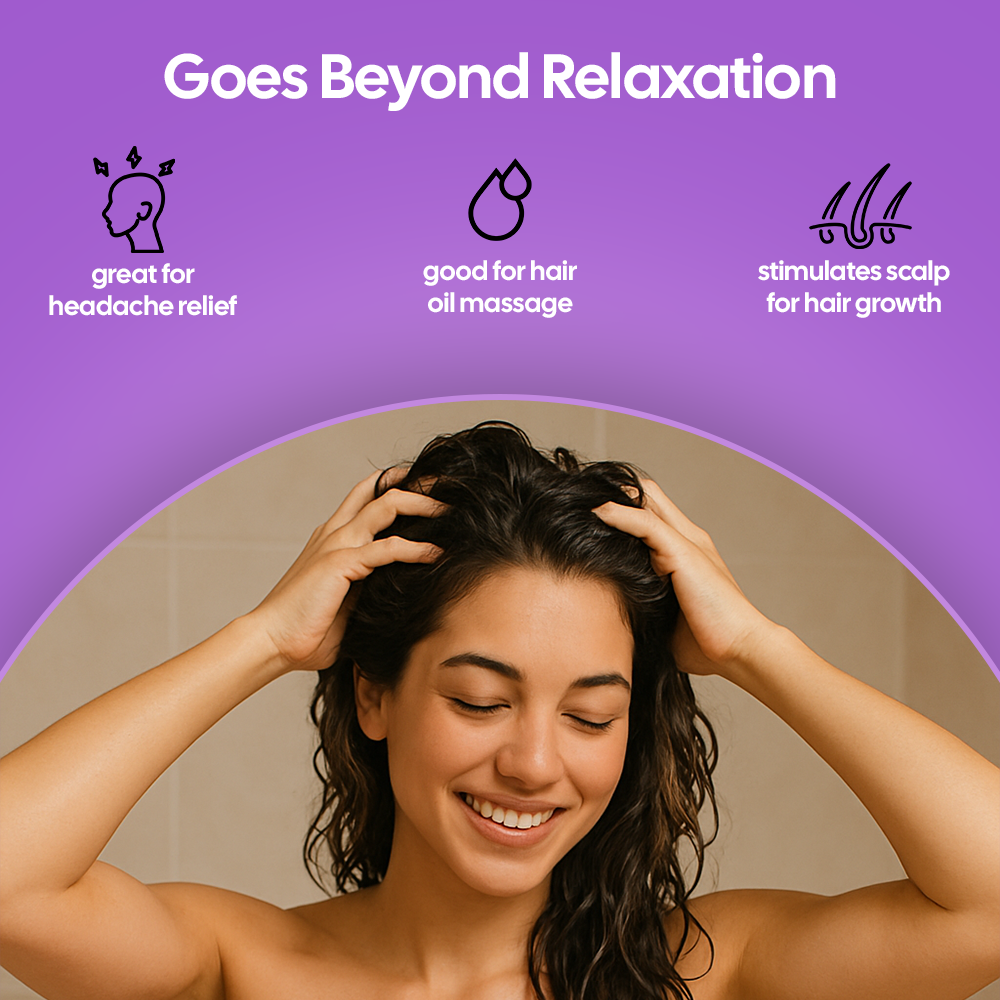 Hair Density and Growth-Stimulating Red Light Therapy Scalp Massager | 6 Months Warranty