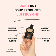 Blinqo Hair Filler Powder for Women – Instant Volume & Thicker Hair