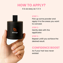 Blinqo Hair Filler Powder for Women – Instant Volume & Thicker Hair
