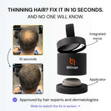 Blinqo Hair Filler Powder: Instant Volume, Thicker Hair, Natural Look