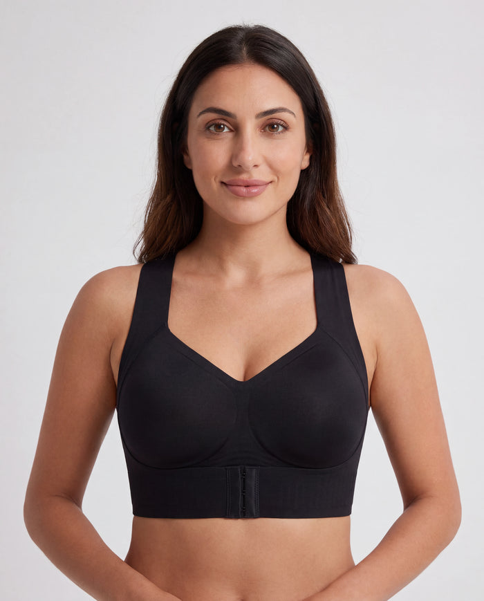 Posture Corrector Bra for Women – Wire-Free Front Closure Support Bra