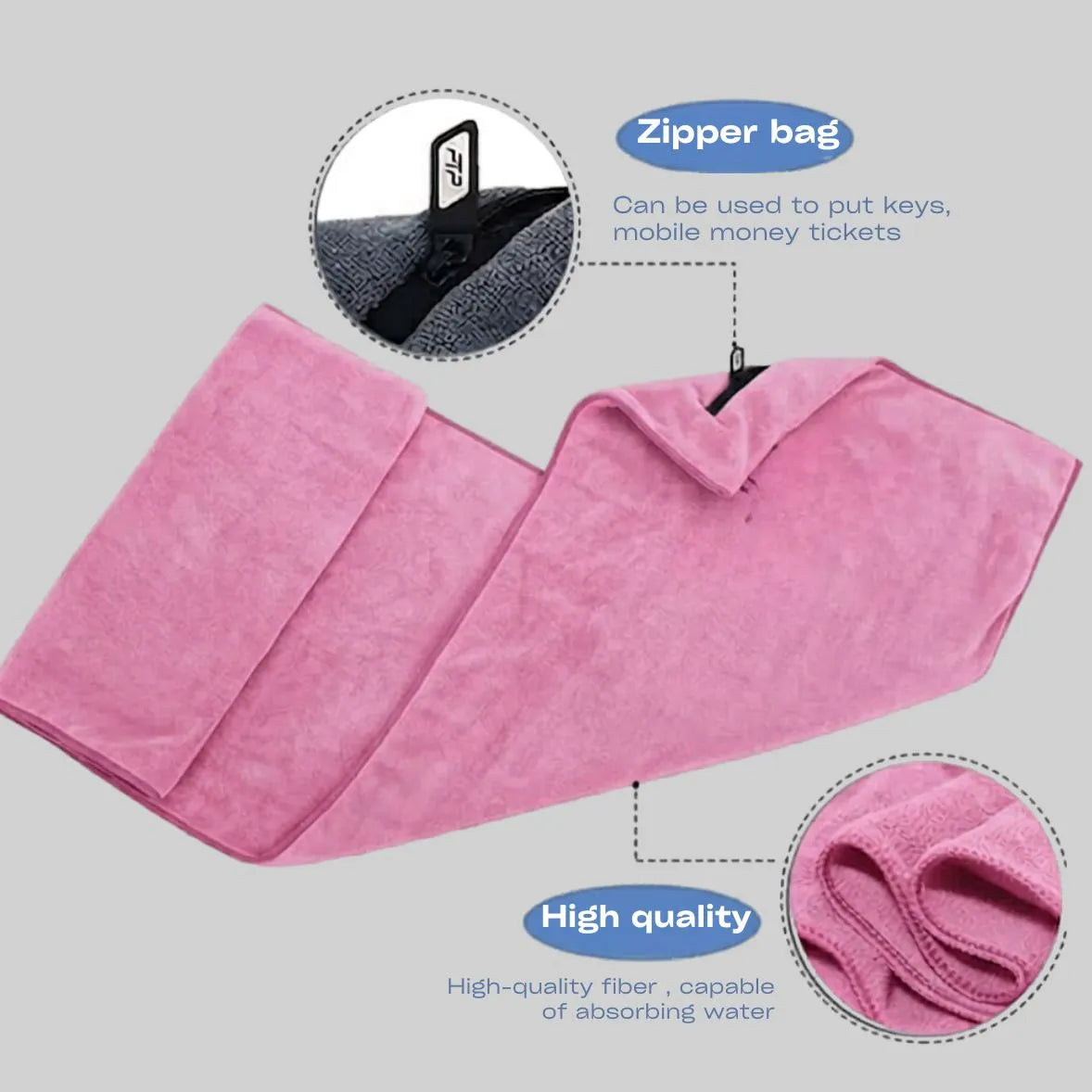 Blinqo Hooded Gym Towel