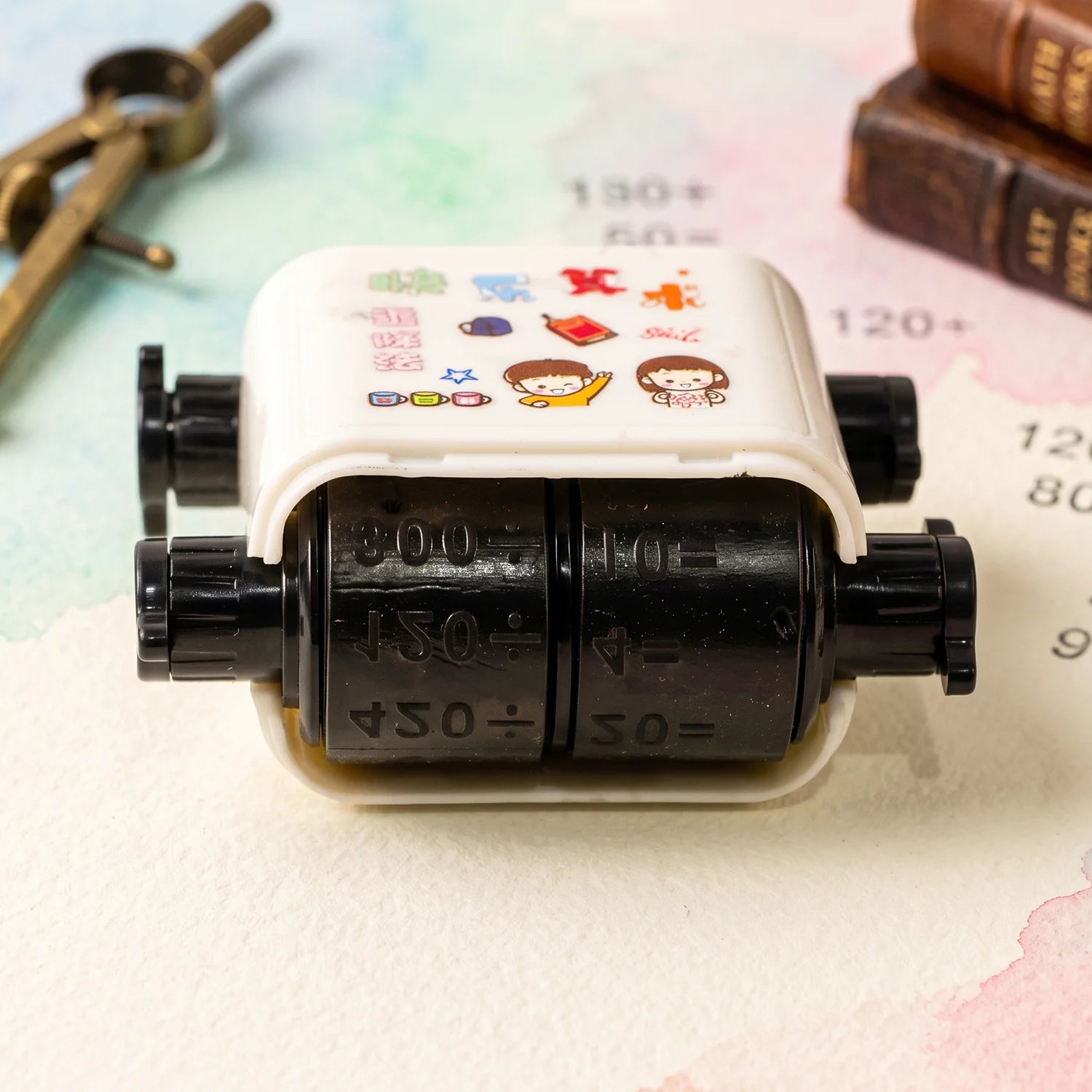 2 in 1 Math Exercise Assignment Roller Stamp
