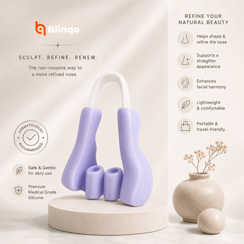 Blinqo Nose Clip – Non-Invasive Nose Shaping & Nasal Bridge Lifting Tool