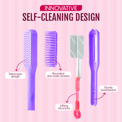 Self Cleaning Hair Brush