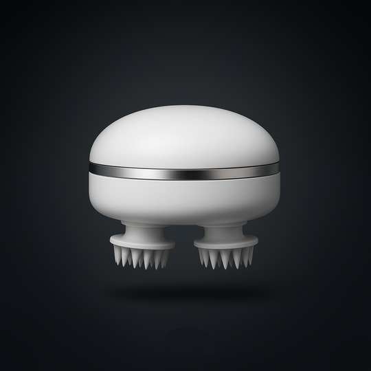 Hair Density and Growth-Stimulating Red Light Therapy Scalp Massager | 6 Months Warranty
