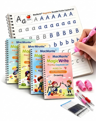 MacMonte™ MagicWrite Reusable Practice Copybook Set