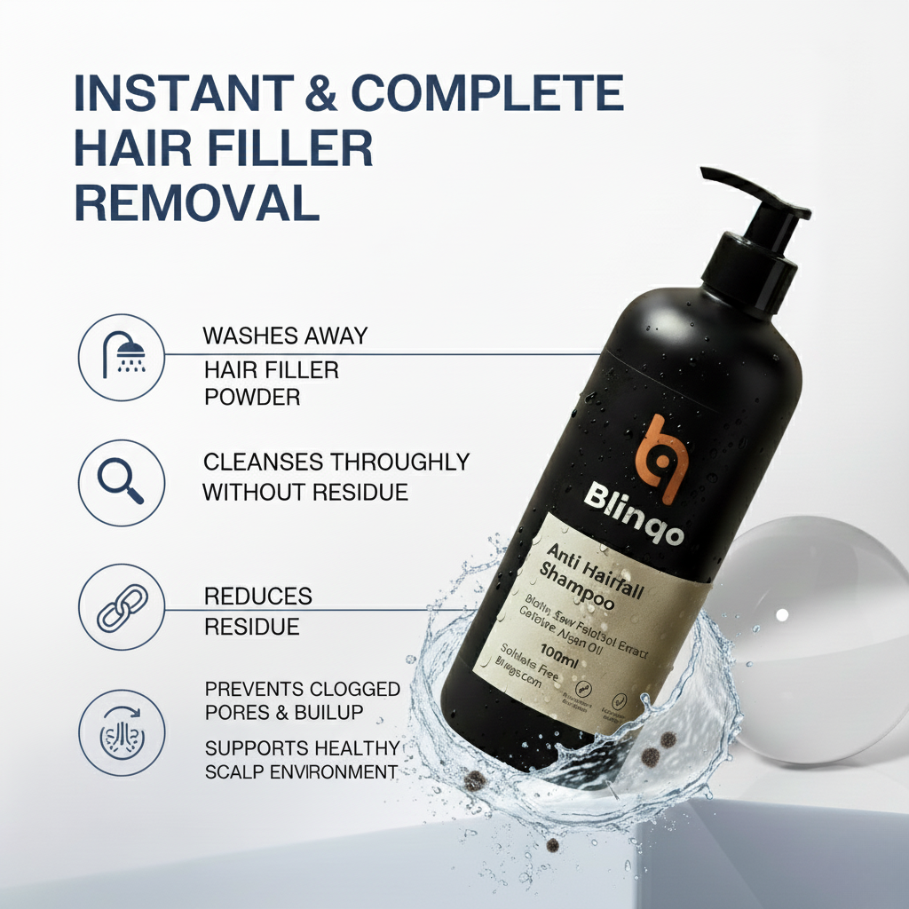 Blinqo Hair Detox Anti Hairfall Shampoo (100ml) – Clinically Tested, Sulphate Free
