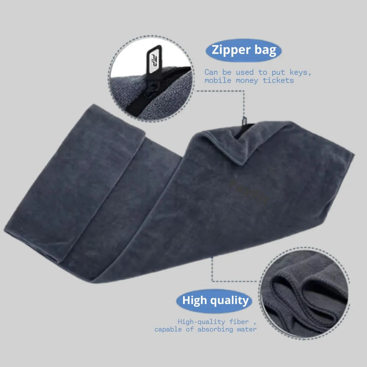 Blinqo Hooded Gym Towel