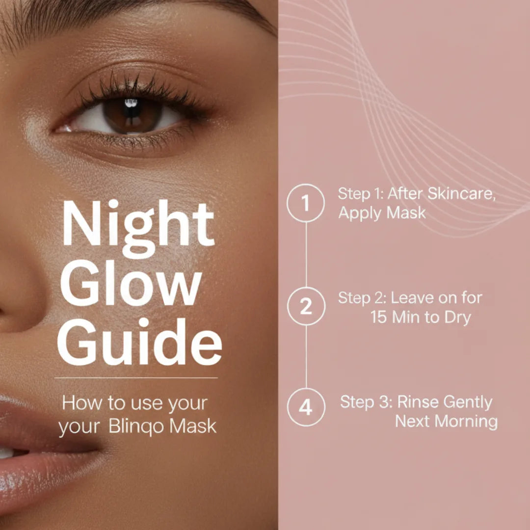 Blinqo Collagen Night Wrapping Mask | Overnight Firming, Deep Hydration & Even Tone | Designed for Indian Skin