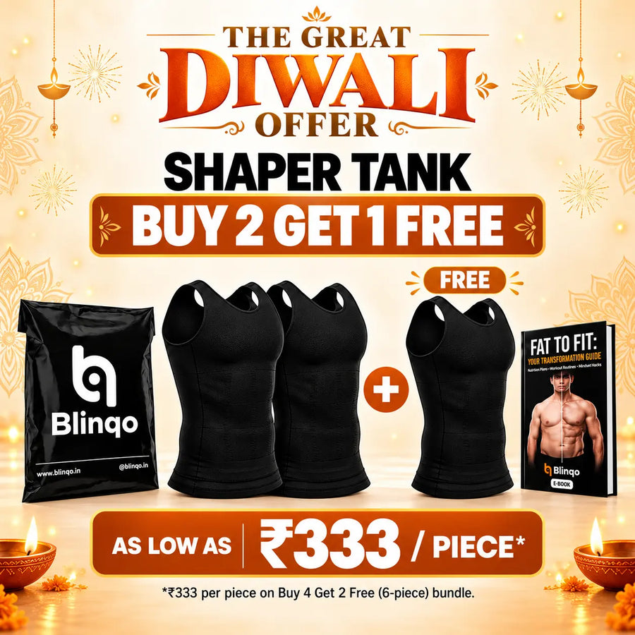 Men's Shaper Tank – Breathable Shapewear | Diwali Buy 2 Get 1 Free