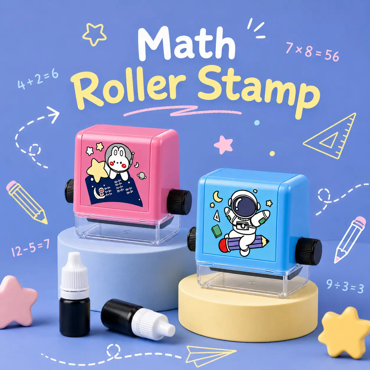 Math Roller Stamp for Kids – Fun & Easy Math Practice Tool