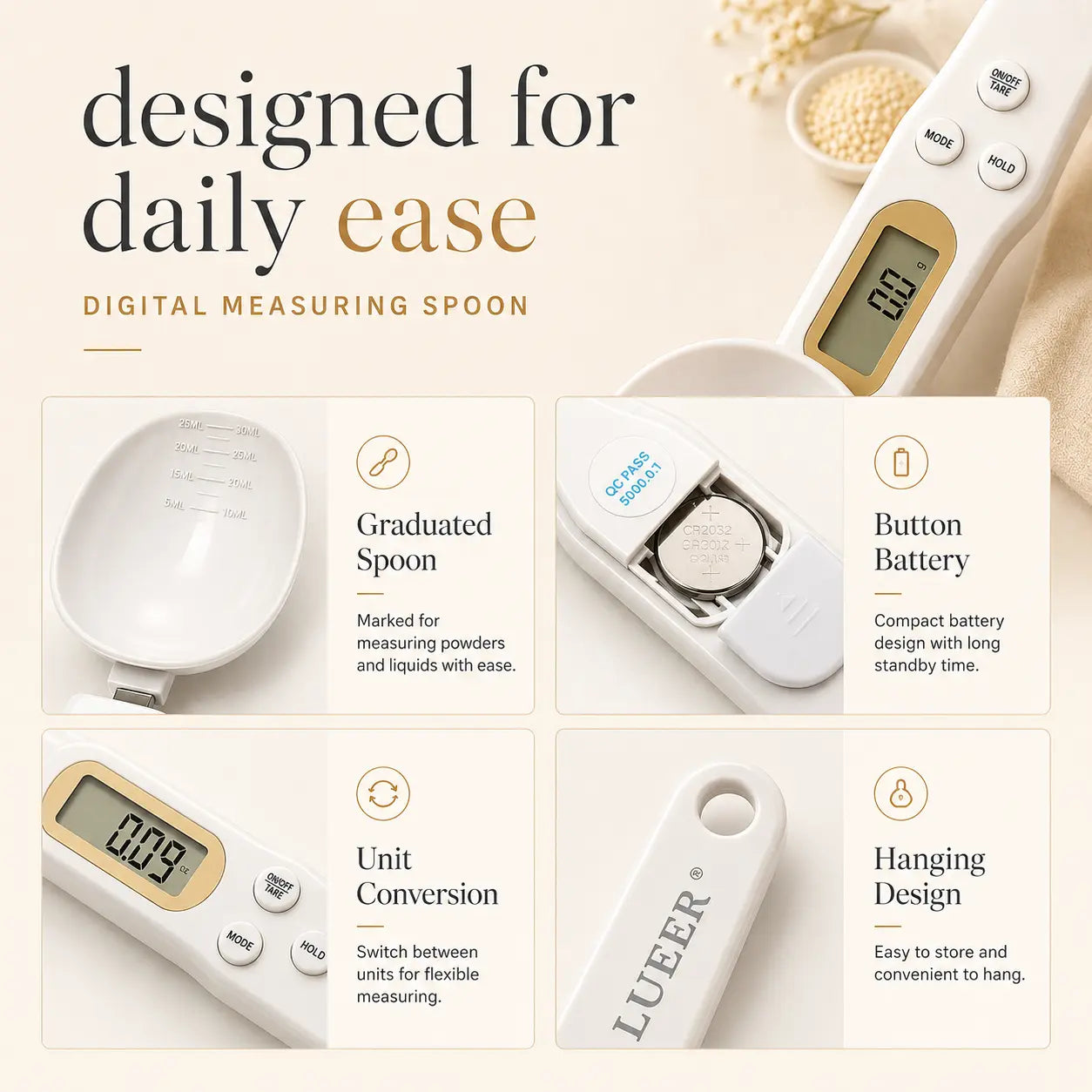 Digital Measuring Spoon Scale