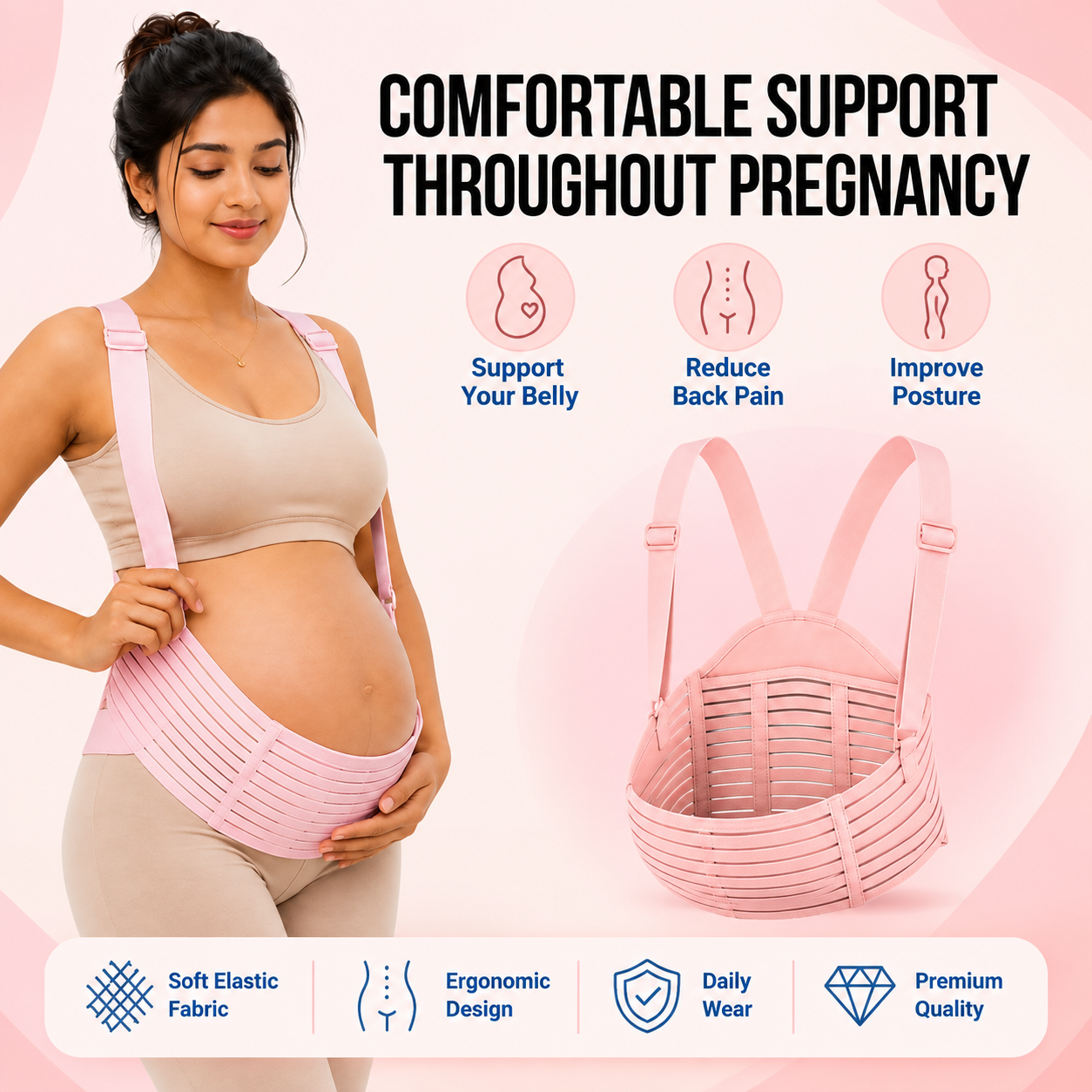 Blinqo Pregnancy Support Belt for Women