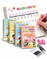 MacMonte™ MagicWrite Reusable Practice Copybook Set