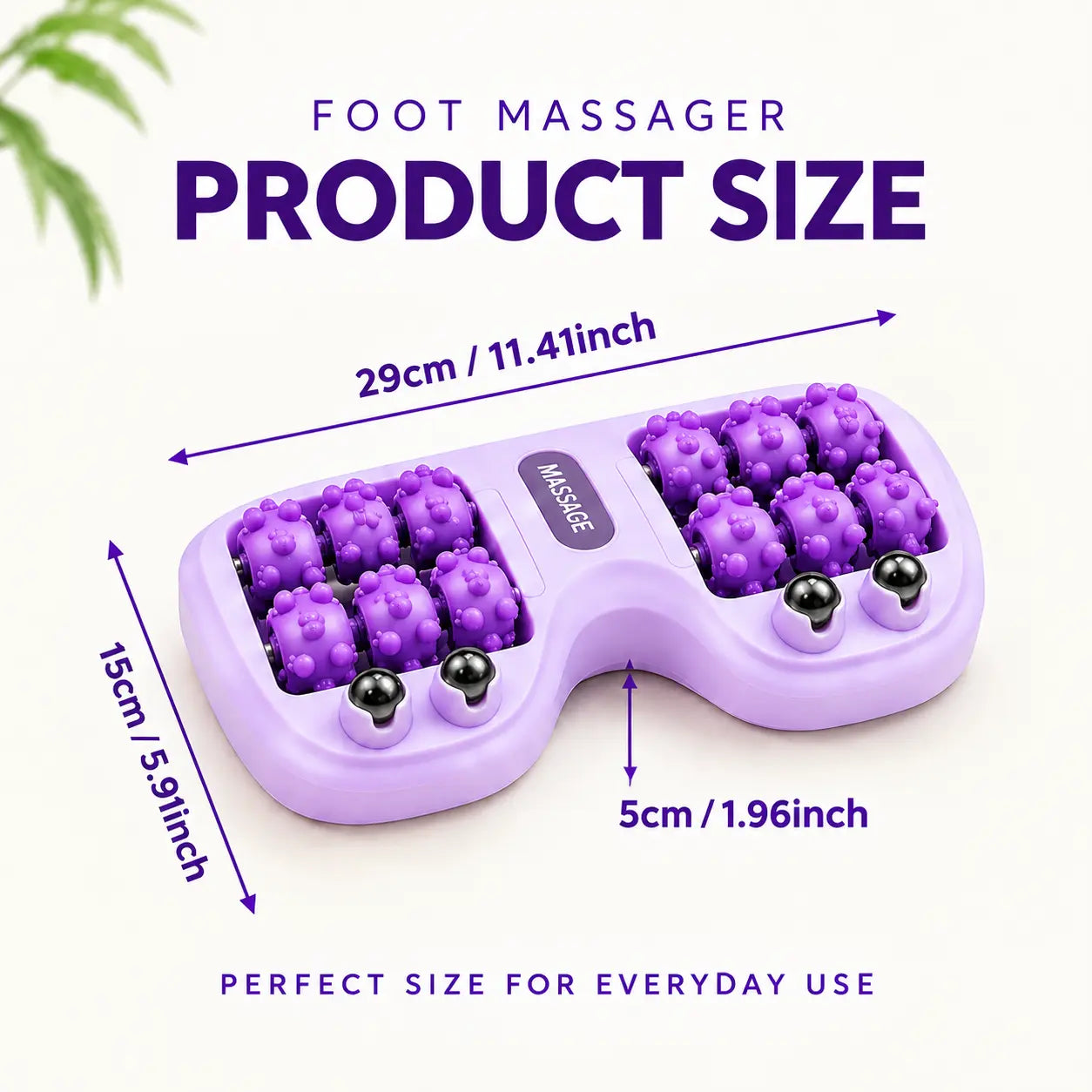 Blinqo Foot Massager – Textured Massage Roller for Everyday Relaxation