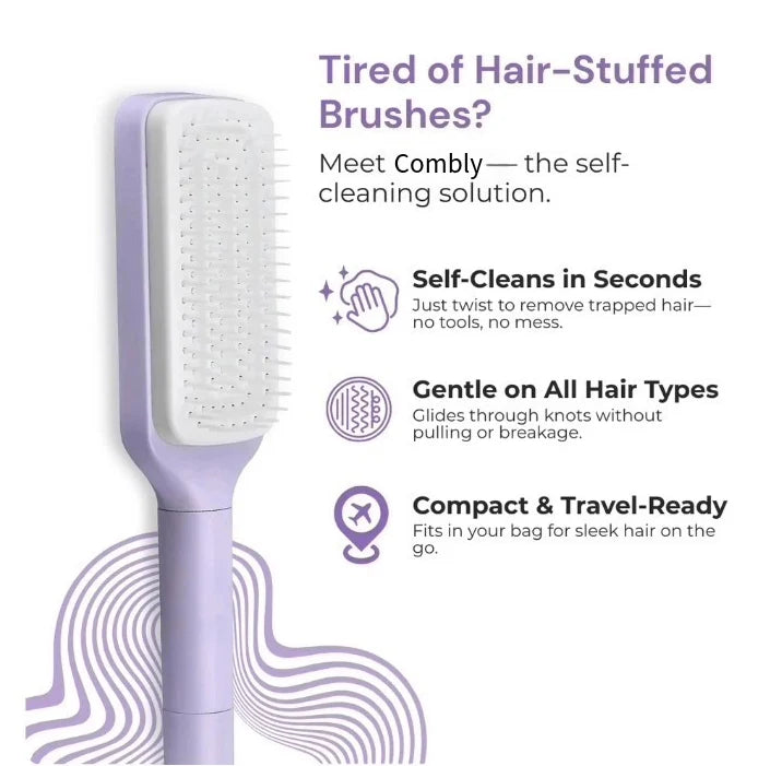 Self Cleaning Hair Brush