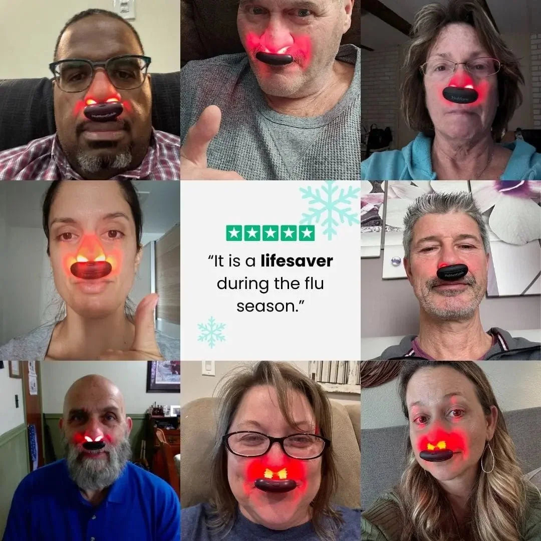 Blinqo Red Light Therapy for Cold, Sinus & Allergy Relief