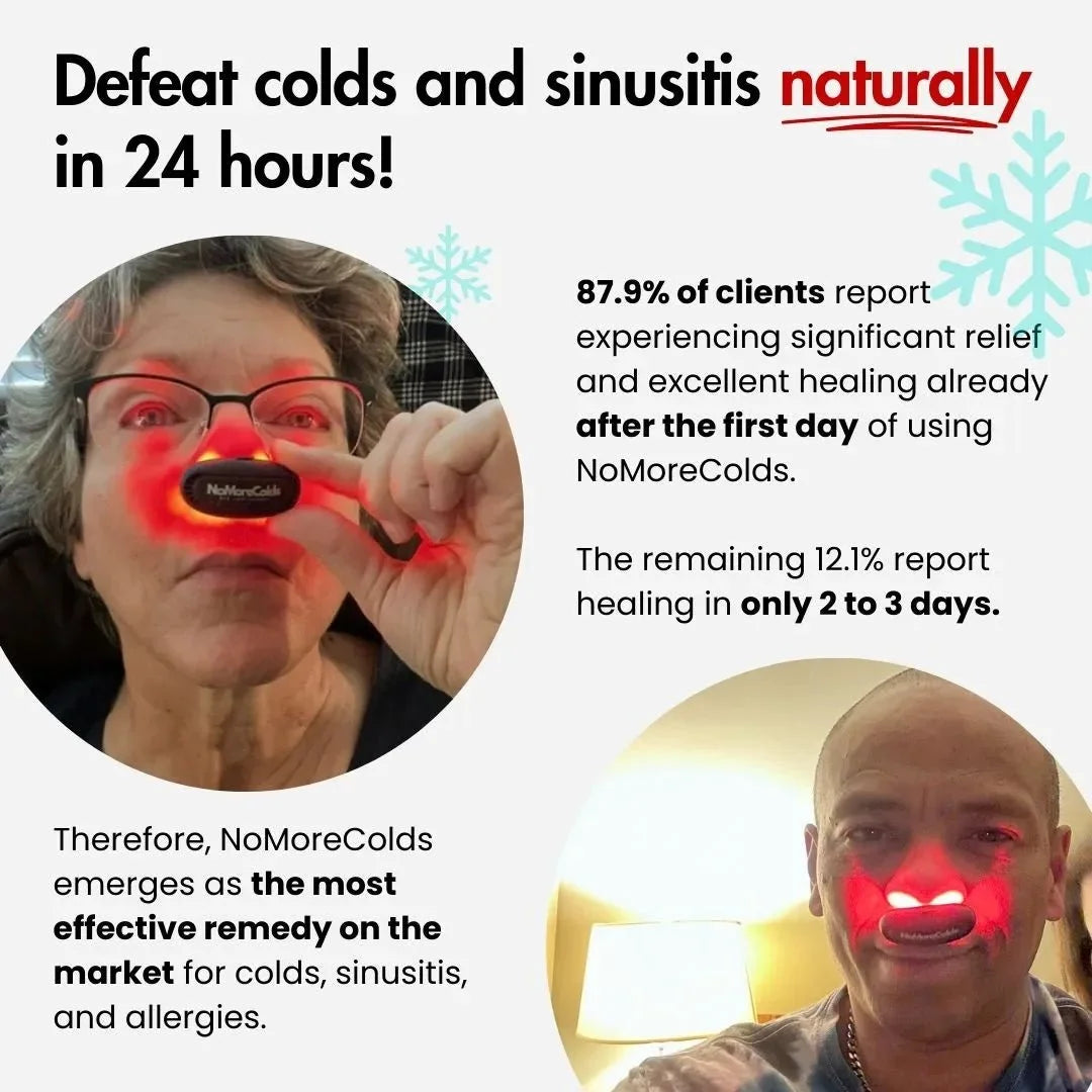Blinqo Red Light Therapy for Cold, Sinus & Allergy Relief