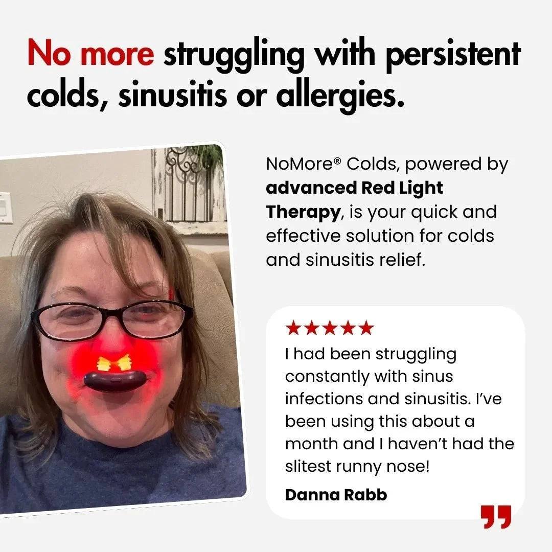 Blinqo Red Light Therapy for Cold, Sinus & Allergy Relief