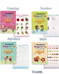 MacMonte™ MagicWrite Reusable Practice Copybook Set