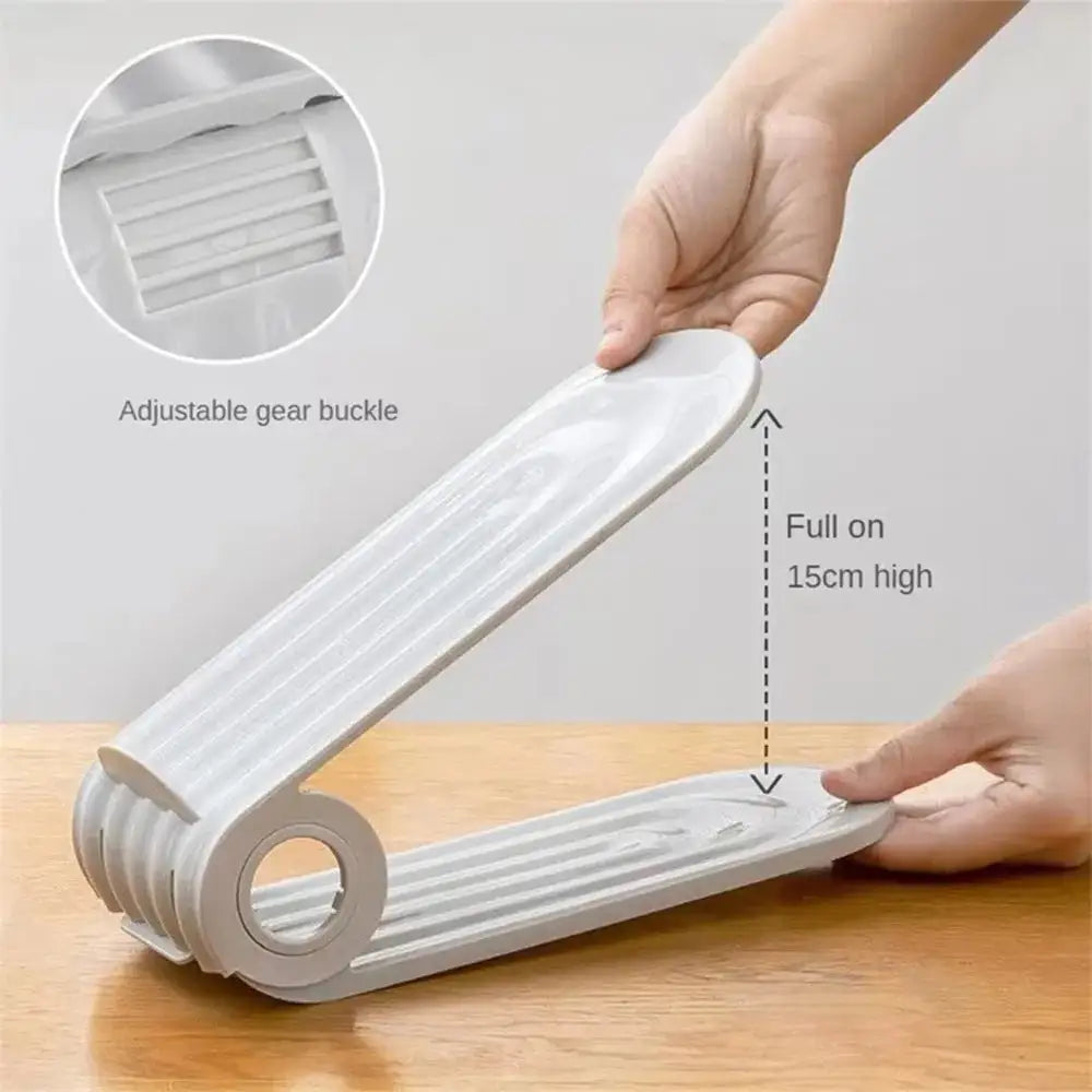 Blinqo Double-Layer Adjustable Shoe Organizer