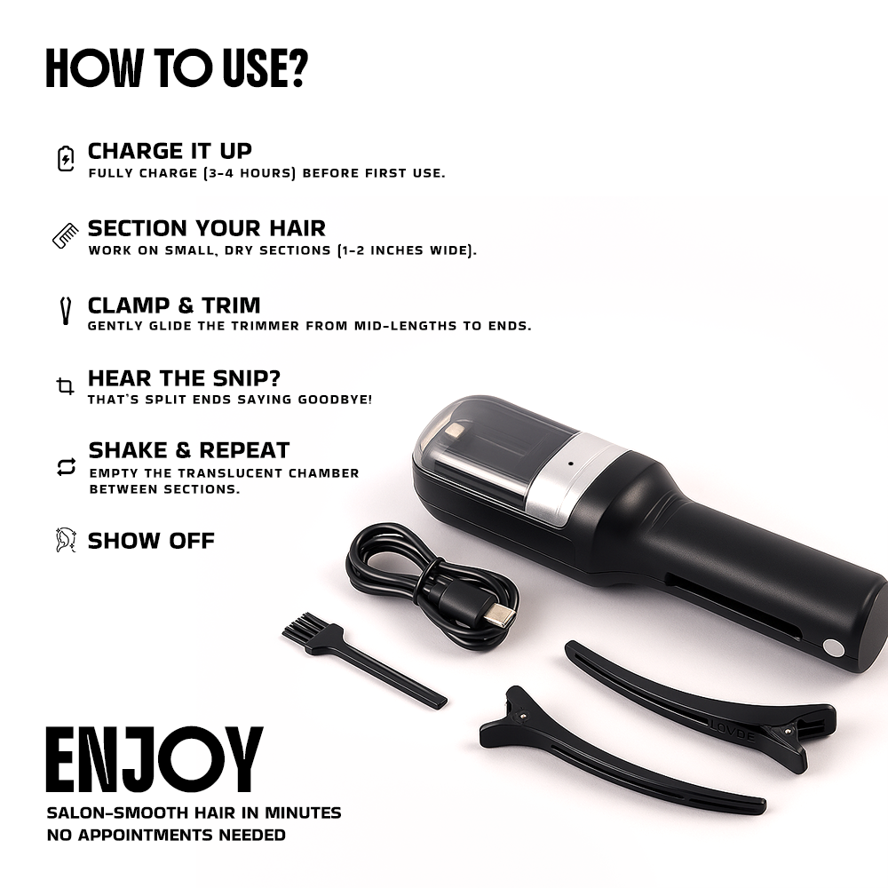 Split End Hair Trimmer Pro | 6 Months Warranty