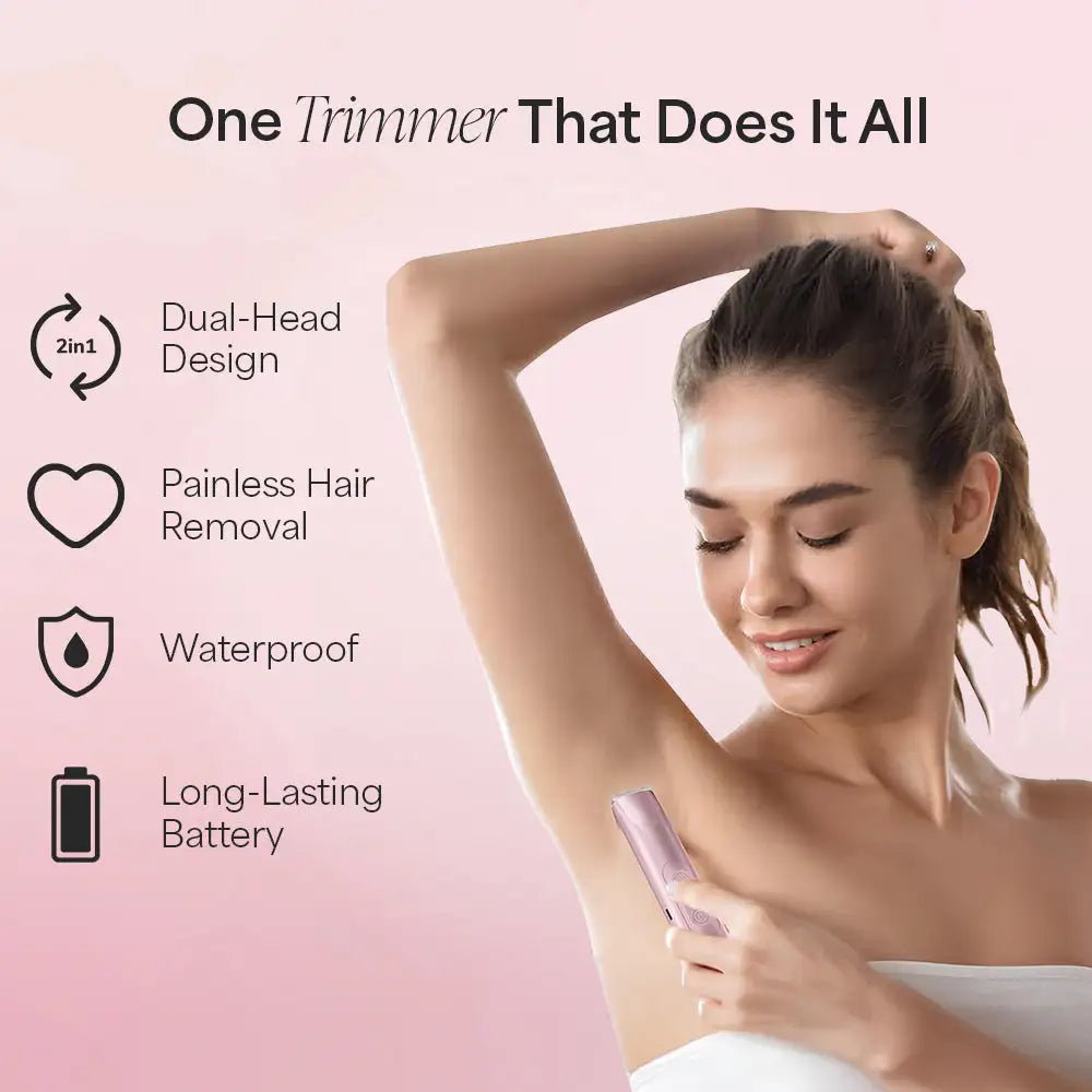 Blinqo 2-in-1 Facial & Body Hair Trimmer
