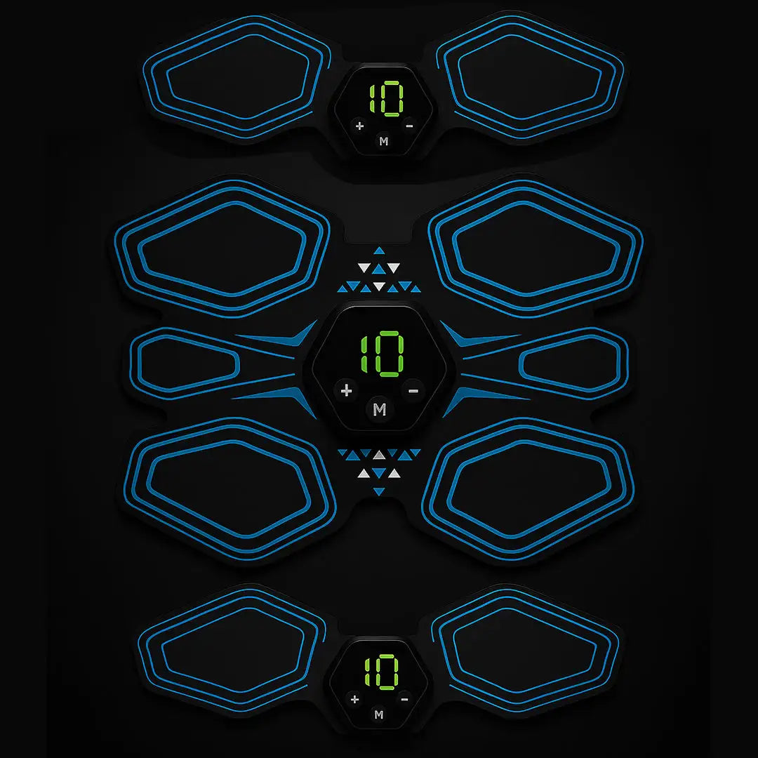 Blinqo FitPro EMS Ab Stimulator - 20,000 Reps in 20 Minutes (Assorted)