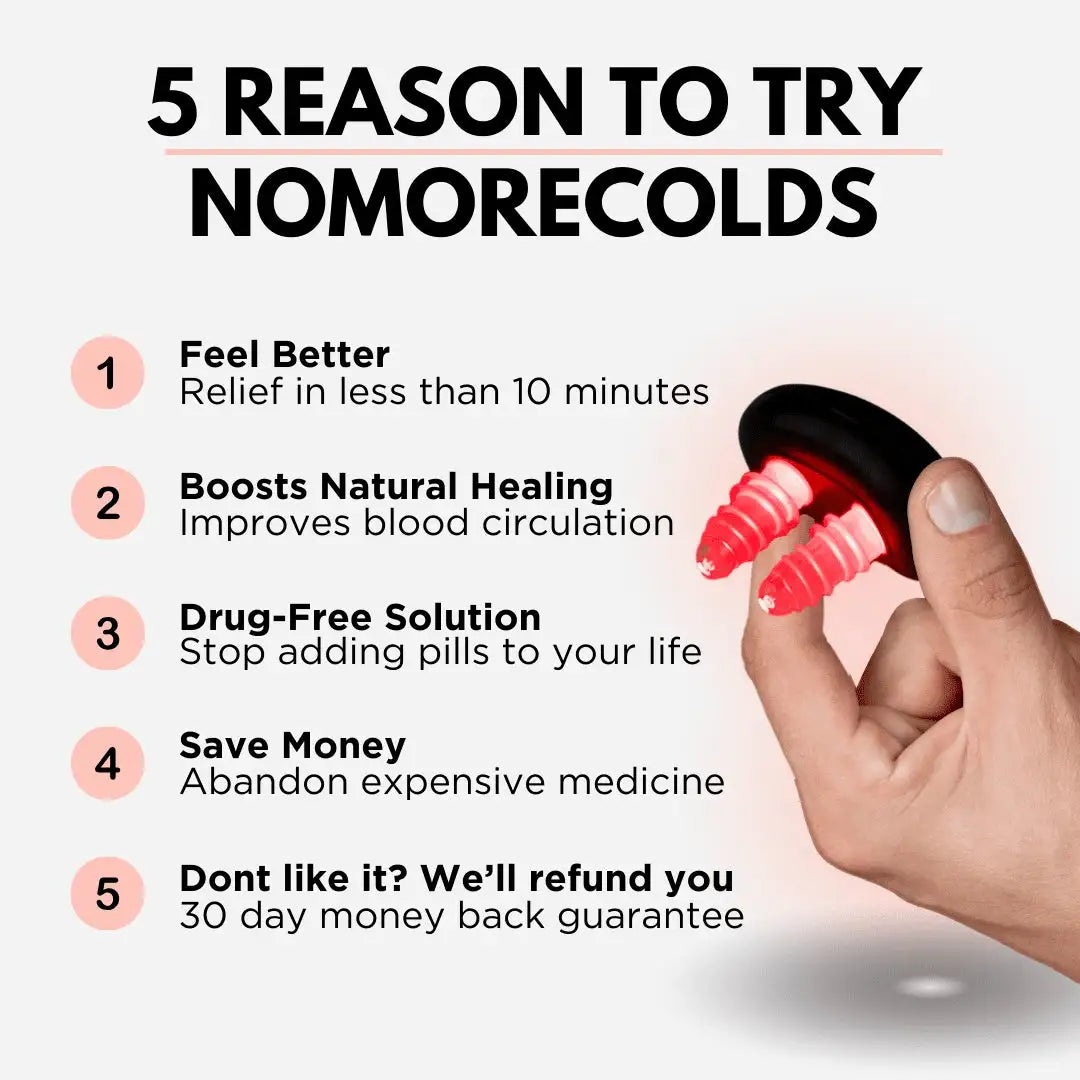 Blinqo Red Light Therapy for Cold, Sinus & Allergy Relief