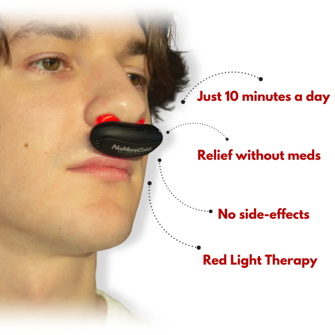 Blinqo Red Light Therapy for Cold, Sinus & Allergy Relief
