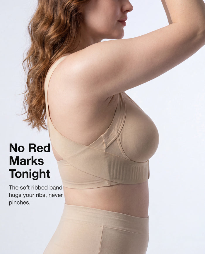Posture Corrector Bra for Women – Wire-Free Front Closure Support Bra