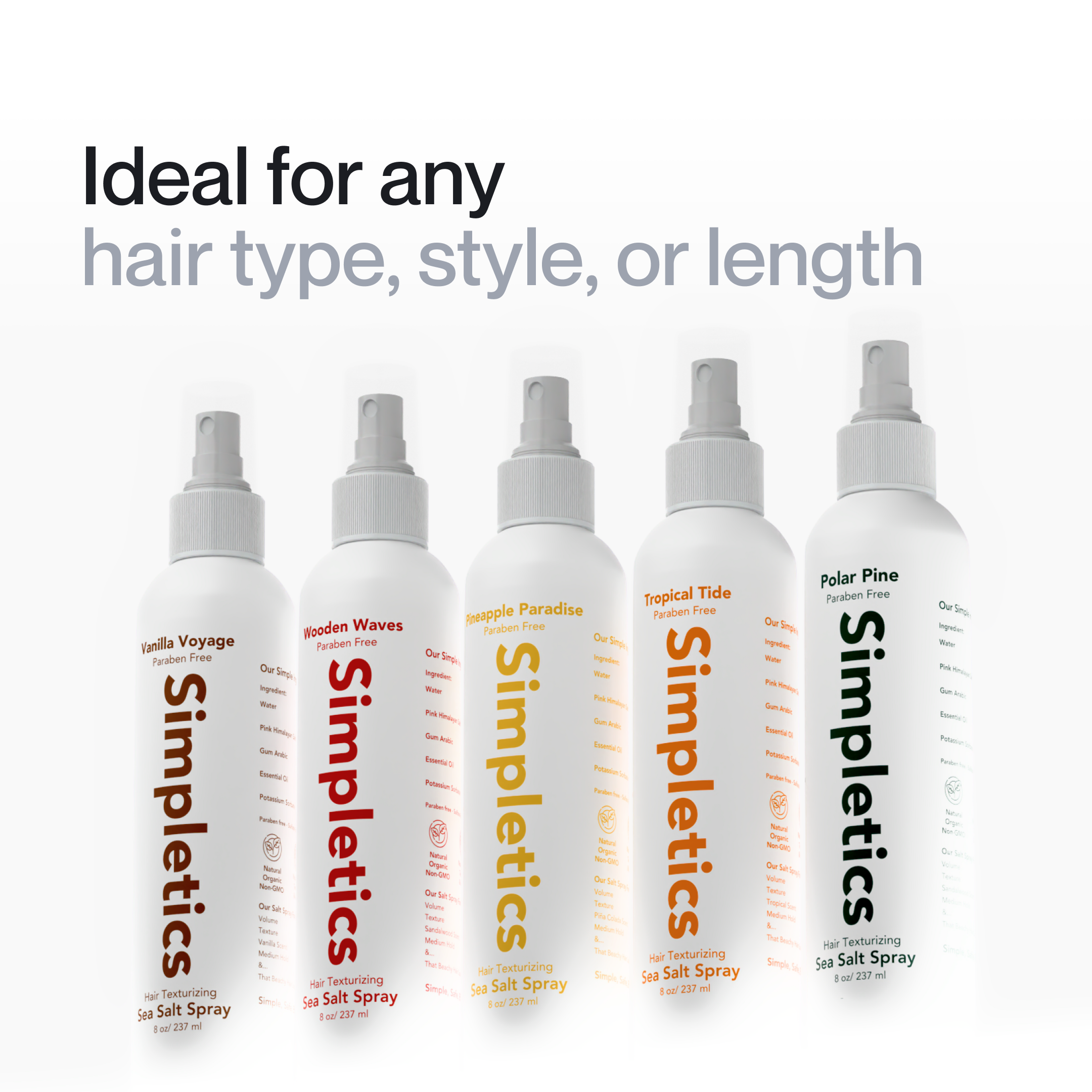 Blinqo Simpletics Himalayan Sea Salt Styling Spray for Hair
